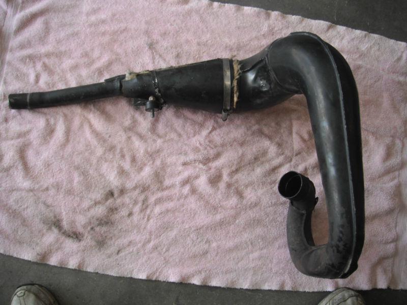 1983 husqvarna 430wr 430 wr exhaust pipe very nice ahrma vintage mx