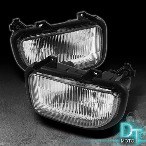 91-95 toyota mr2 clear bumper driving front fog lights lamps w/switch+relay+bulb