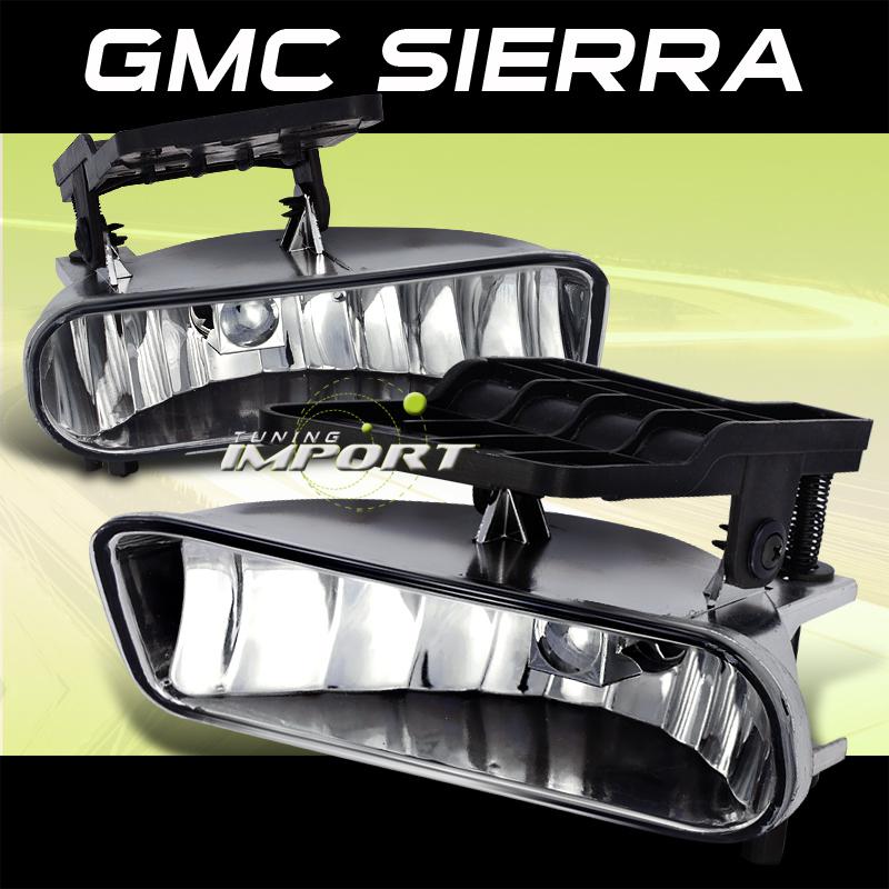 99-06 gmc sierra 1500 2500 3500 01-06 yukon slt replacement fog light lights