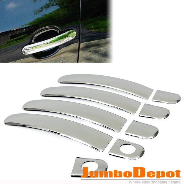 Stainless steel door handle cover kits new 1 set fits 03 04 vw jetta golf passat