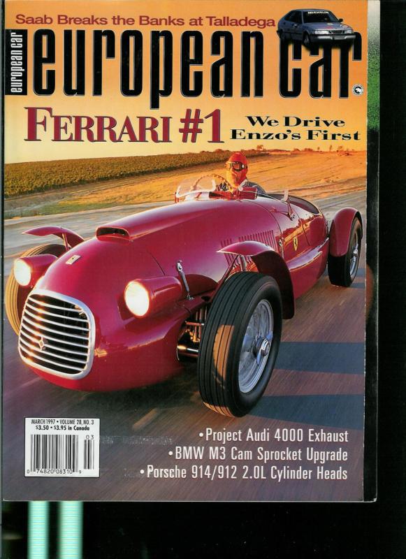 European car magazine formerly  vw & porshe old vintage march 1997