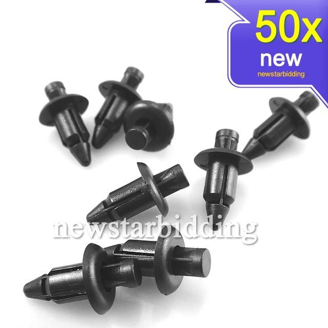 50x fairing fender rivet clips suzuki hayabusa gsxr 1300 1000 750 600 bandit 6mm