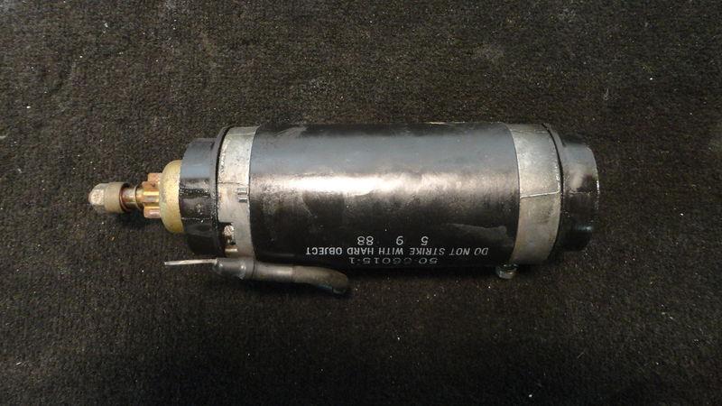 Used starter motor #66015 1 for 1989 mercury 115hp 4 cylinder outboard motor