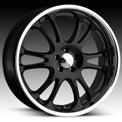 22" x 9.5" boss motorsports 313 black with superfinish lip 5x150 wheels rims