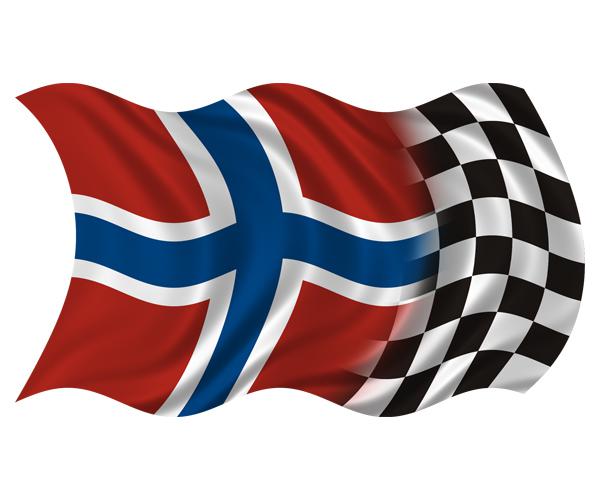 Norway racing flag decal 5"x3" norwegian nordic vinyl race car sticker zu1