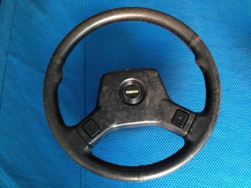 86 87 88 89 90 91 rx7 rx-7  black steering wheel 