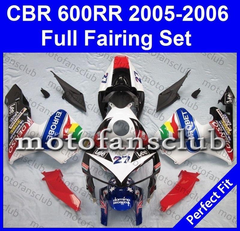 Fit honda cbr600rr 05 06 cbr 600 rr 2005 2006 fairing kit bodywork #36 b