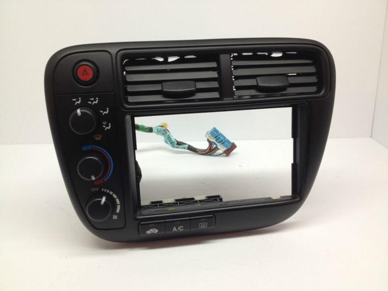 1999 2000 honda civic oem dash bezel radio trim with climate control 99 00 