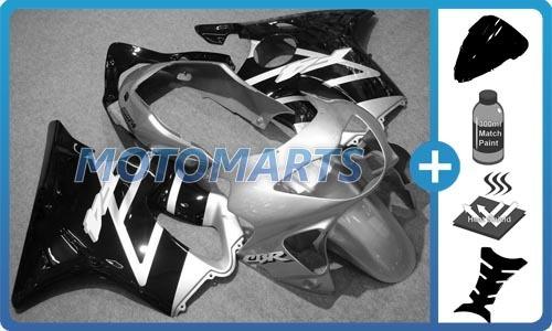 5 in 1 bundle pack for honda cbr600 f4 99 00 body kit fairing & windscreen ak