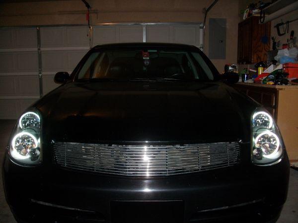 2003-2004 infiniti g35 sedan headlights led halo