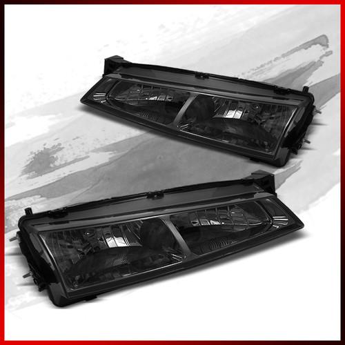 97-98 240sx 180sx s14 kouki jdm smoke crystal housing glass lens headlights pair