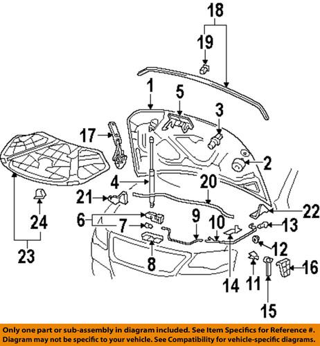 Volkswagen oem 3c8863831b hood-insulator pad