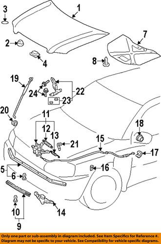 Toyota oem 5351048041 hood-latch