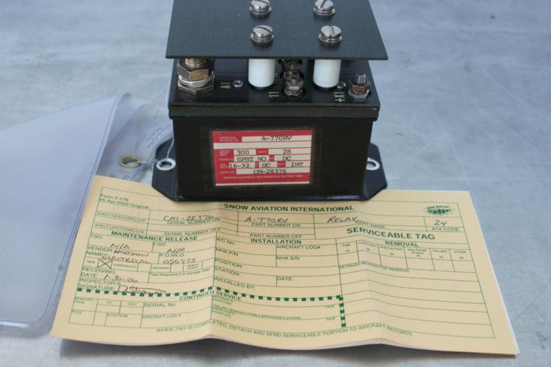 Hercules c-130 hartman electrical a-770rv relay #4