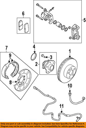 Nissan oem 432069n00a rear brake rotor/disc/disc brake rotor