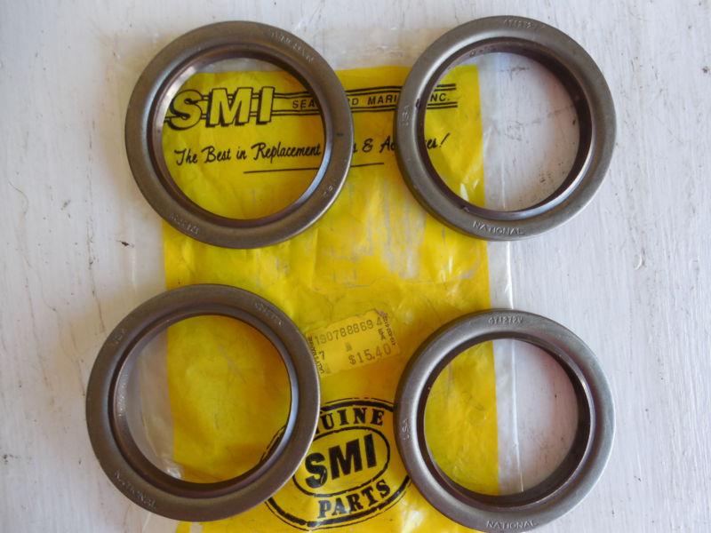 National oil seals wheel seals 4 piece lot