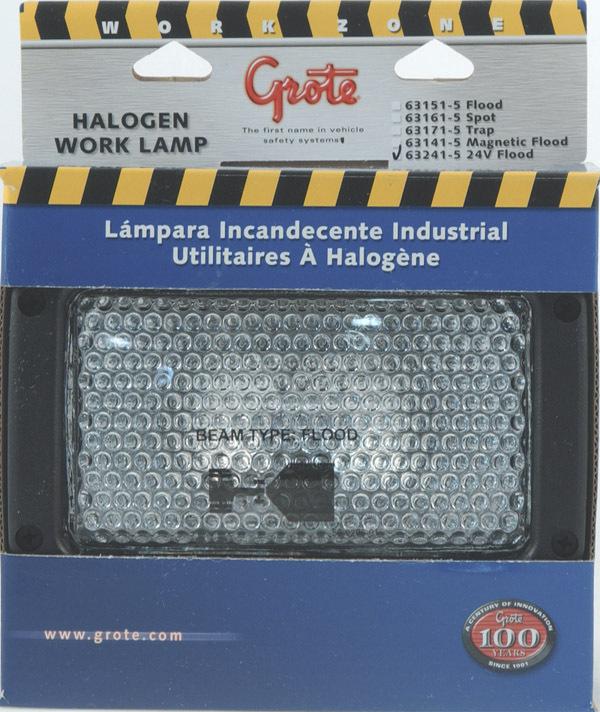 Grote 63241-5 - rectangular halogen work lamp