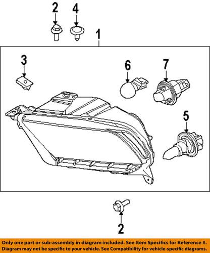 Ford oem ar3z13008a headlight-headlamp assembly