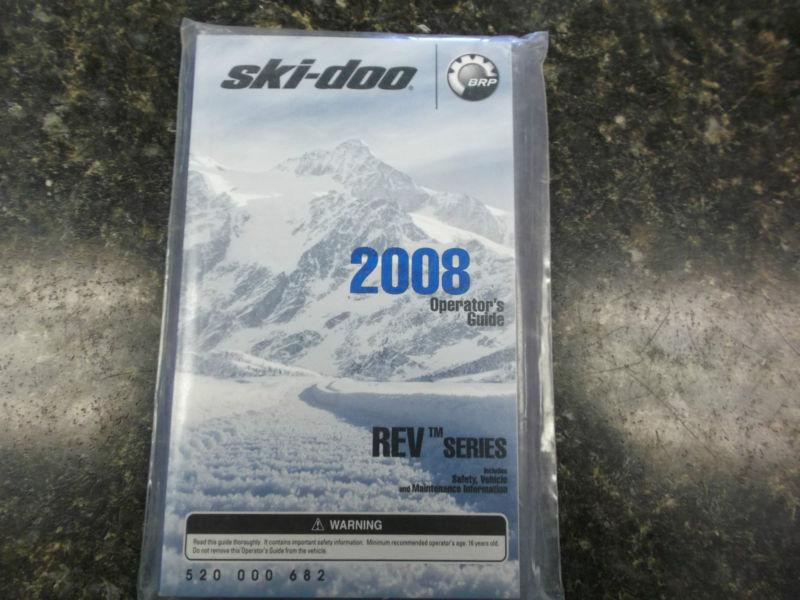 Ski-doo 2008 rev owners manual 520000682