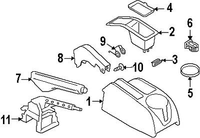 Volkswagen 5m0035724 genuine oem factory original adapter