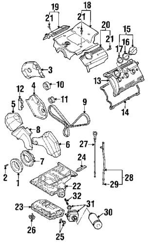 Volkswagen 078109479e genuine oem factory original damper