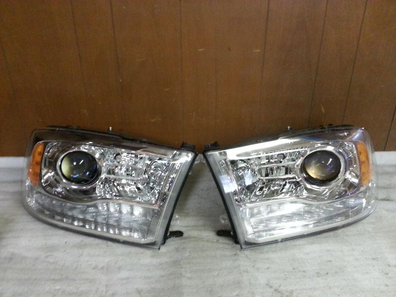 13 2013 dodge ram right & left lh rh set head light headlight oem original sport