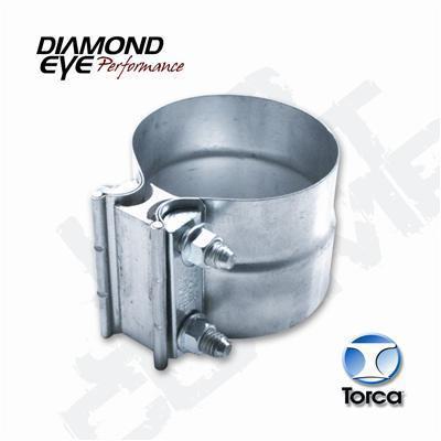 Diamond eye exhaust band clamp lap joint stainless steel natural 3.000" dia ea