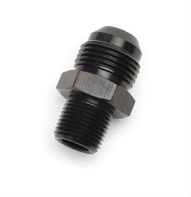 Russell 660423 fitting adapter 1/8 npt -4 an male aluminum black anodized each