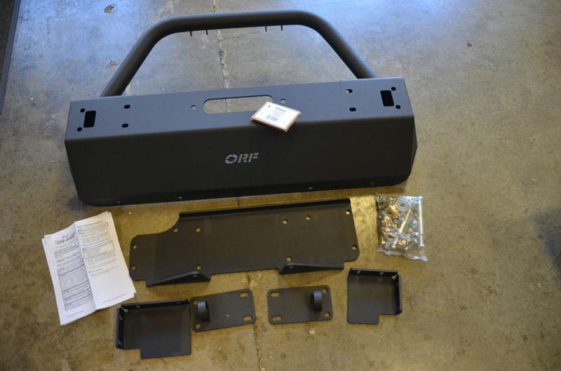 Jeep jk wrangler or rubicon or fab stubby front bumper w/ hoop & winch - new