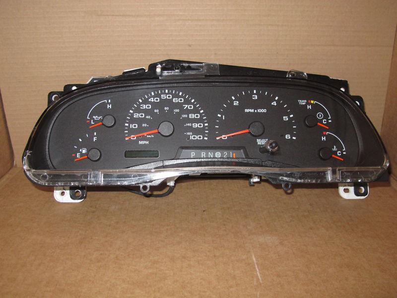 2004 ford f250 f350 super duty truck 04 - 2005 excursion speedometer cluster 79k