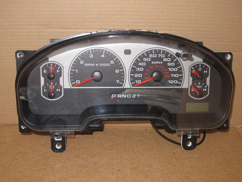 2007 2008 ford f150 truck xlt speedometer cluster