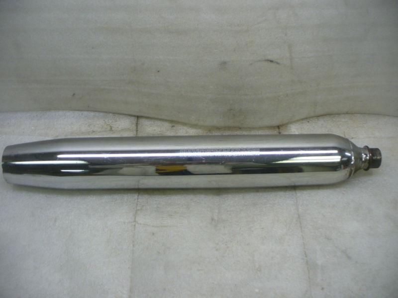 Harley 85-94 dresser/touring right side oem muffler,c# 65539-86.