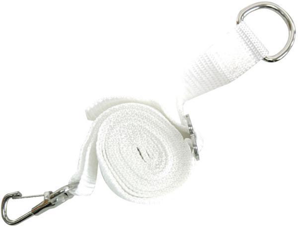 Whitecap bimini strap adjustable - white - 72" s-244wc