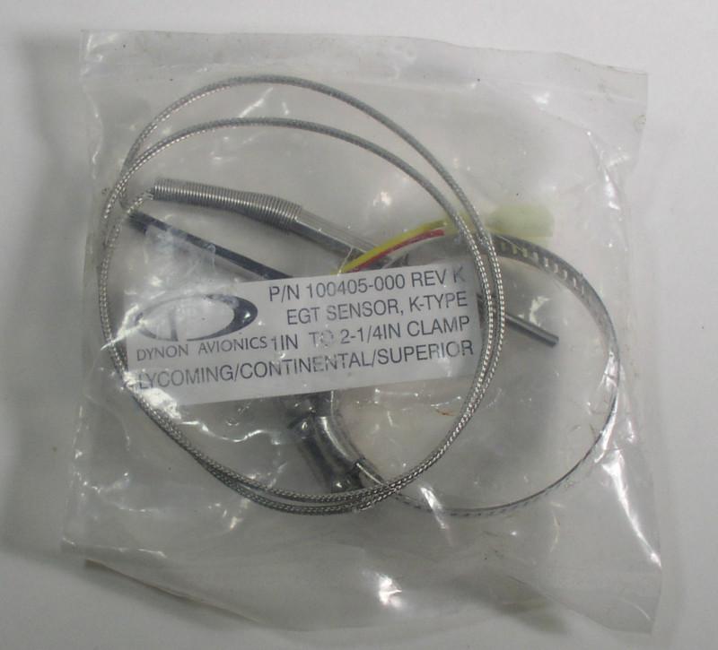 Dynon avionics 100405-000 rev k egt sensor k-type 1 - 2-1/4" clamp 