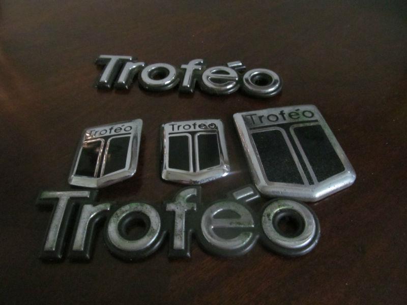 1991 oldsmobile trefeo emblems hard to find