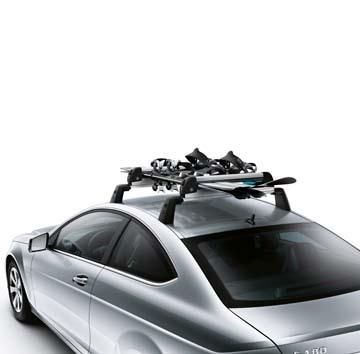 Genuine mercedes benz standard ski and snowboard rack