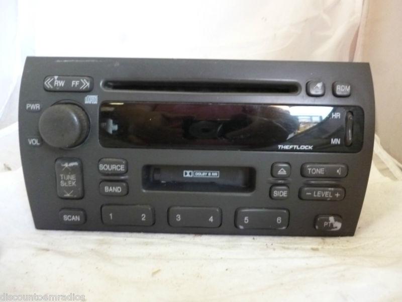 02-05 cadillac deville seville radio  cd cassette 09384356 *