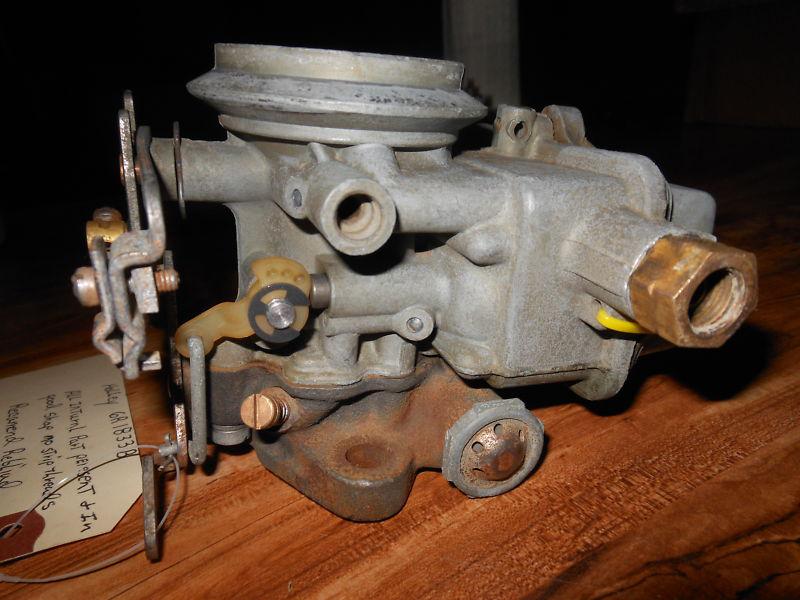 Holley carburetor 6r 1833b vehicle used 1 barrel made usa