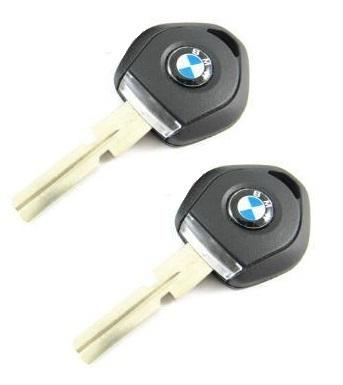 2x bmw four track valet transponder key shell 4 bmw 315 325 525 /w light