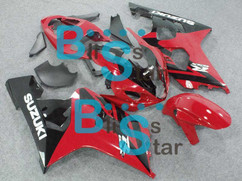 Injection fairing plastic bodywork kit w2 fit gsx-r600 gsx-r750 2004-2005 29