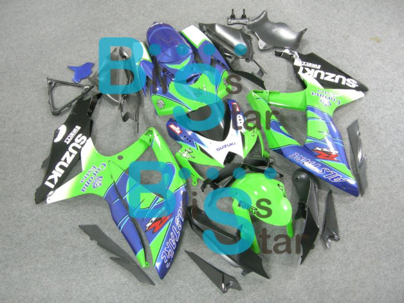 Injection fairing kit set fit gsxr600 gsxr750 gsx-r600 gsx-r750 2008-2010 w11