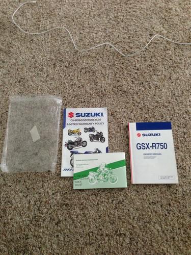 2009 suzuki gsxr 750 owners instruction manual oem owners manual