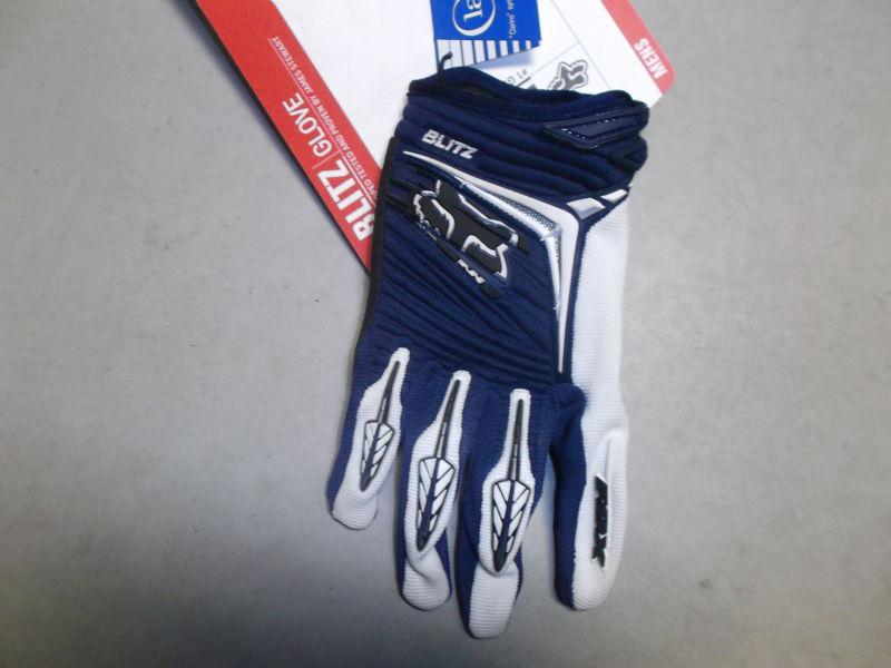 Fox racing mx performance motocross blitz glove navy 03145 new in stock