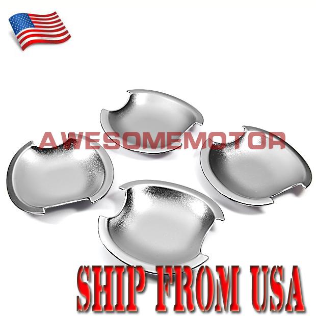 Usa new for suzuki swift 04-07 chrome 4pcs door handle cavity bowl cover trim