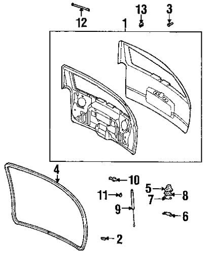 Gmc 15130343 genuine oem factory original lift cylinder