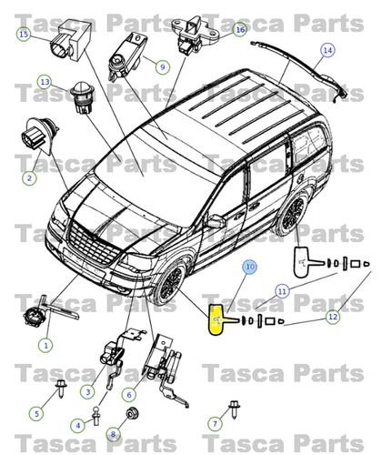 New oem tire pressure monitoring sensor valve 2010-2012 dodge chrylser vehicles