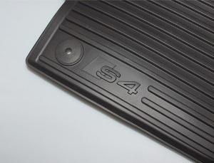 New oem audi s4,avant,cab front & rear rubber all-weather floor mats set