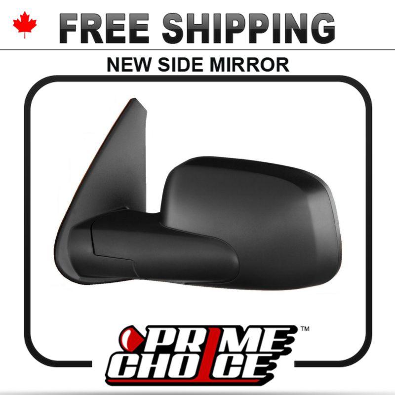 New power non heated drivers side view door mirror