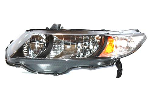 Tyc 20-6736-91 - 2009 honda civic left replacement headlight assembly