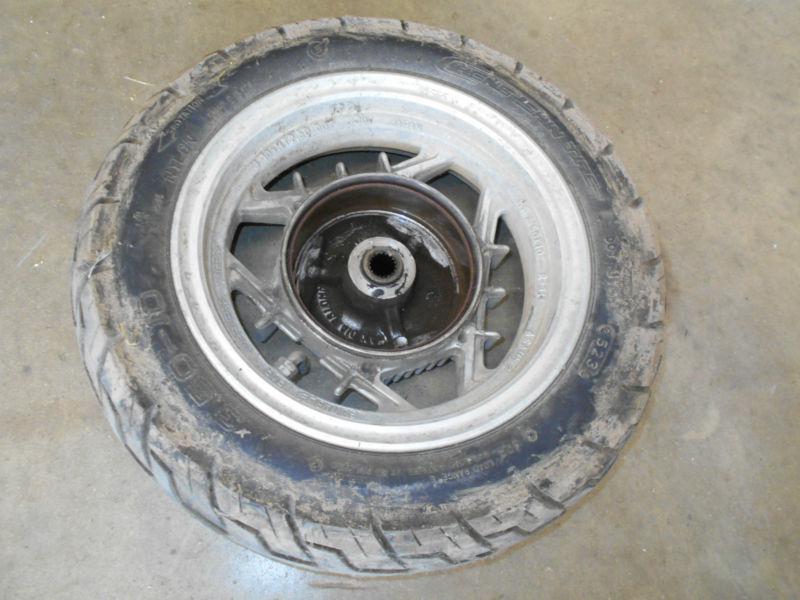 Yamaha xc125 riva 125 rear back rim wheel tire 87 88 89 91 92 93 94 95 96 97